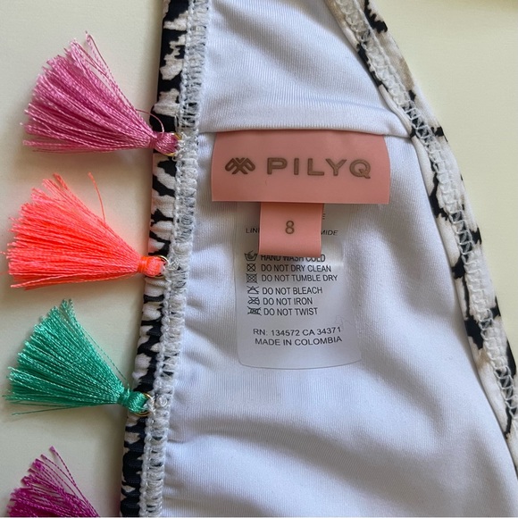 Pilyq Girls’ Floral & Animal Print - Tassel Bikini - Picture 9 of 9